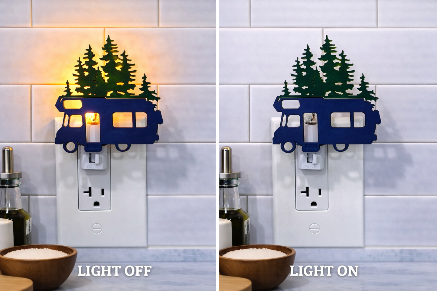 RV Camper Night Light Cover