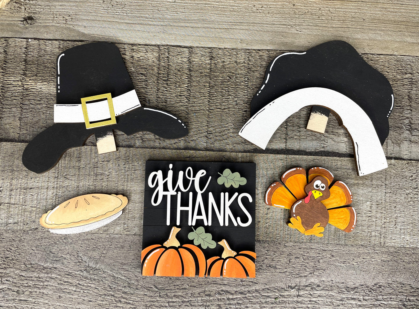 Interchangeable Gnome Insert Set " Thanksgiving"