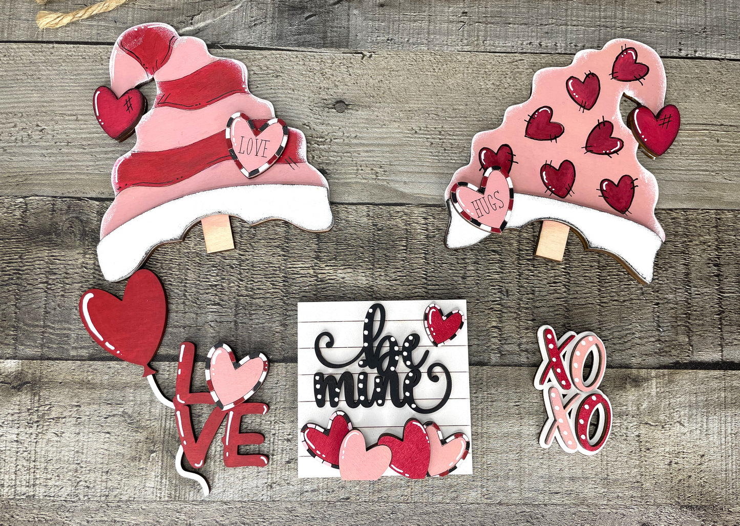 Interchangeable Gnome Insert Set "Valentine's Day"