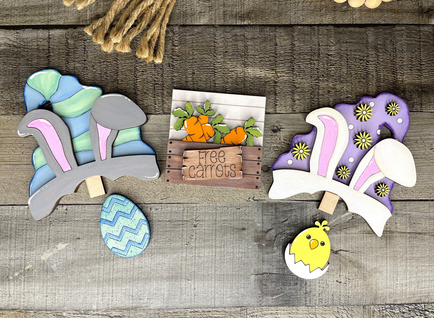 Interchangeable Gnome Insert Set "Easter"
