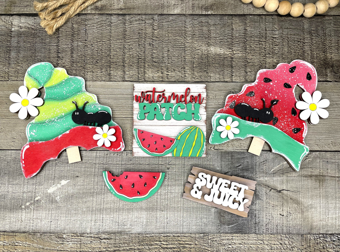 Interchangeable Gnome Insert Set "Watermelon Patch"