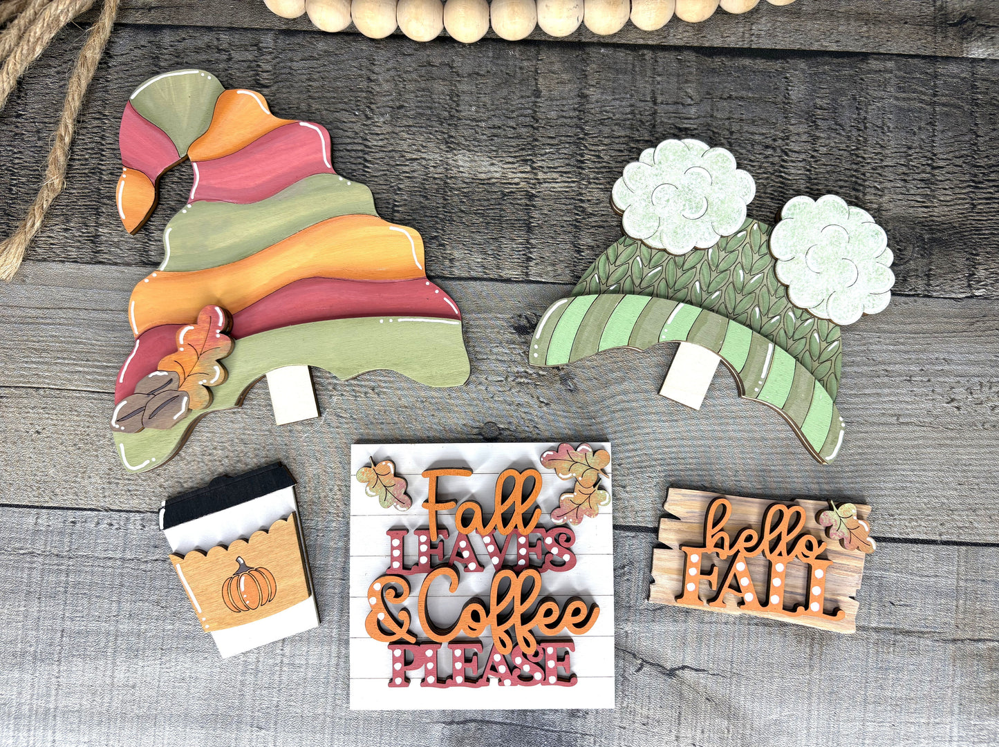 Interchangeable Gnome Insert Set "Fall"