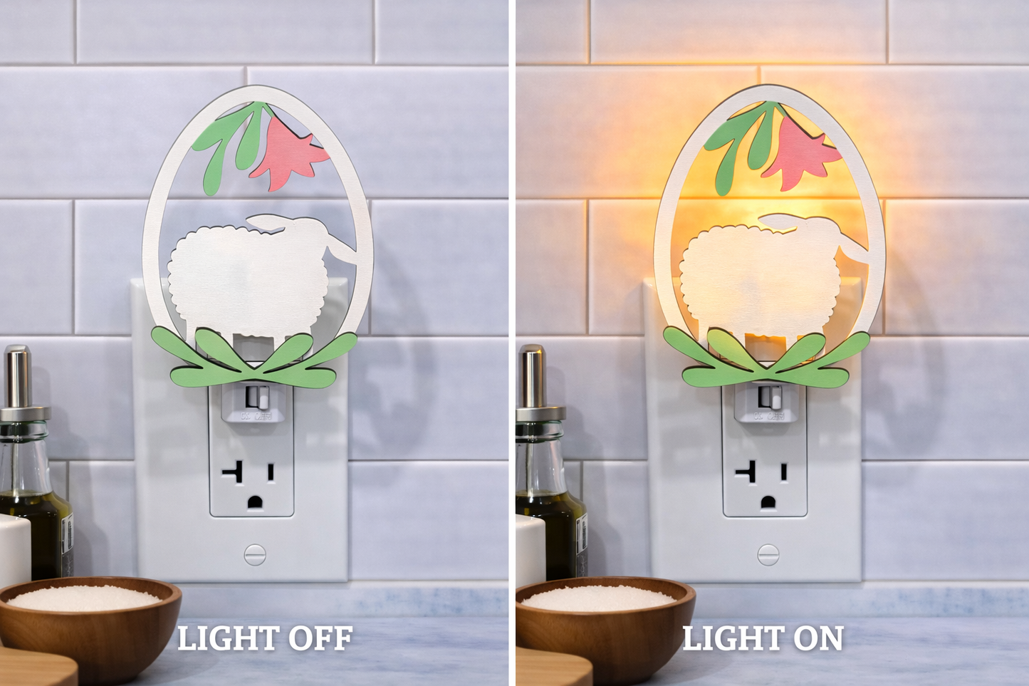 Easter Lamb Night Light Cover
