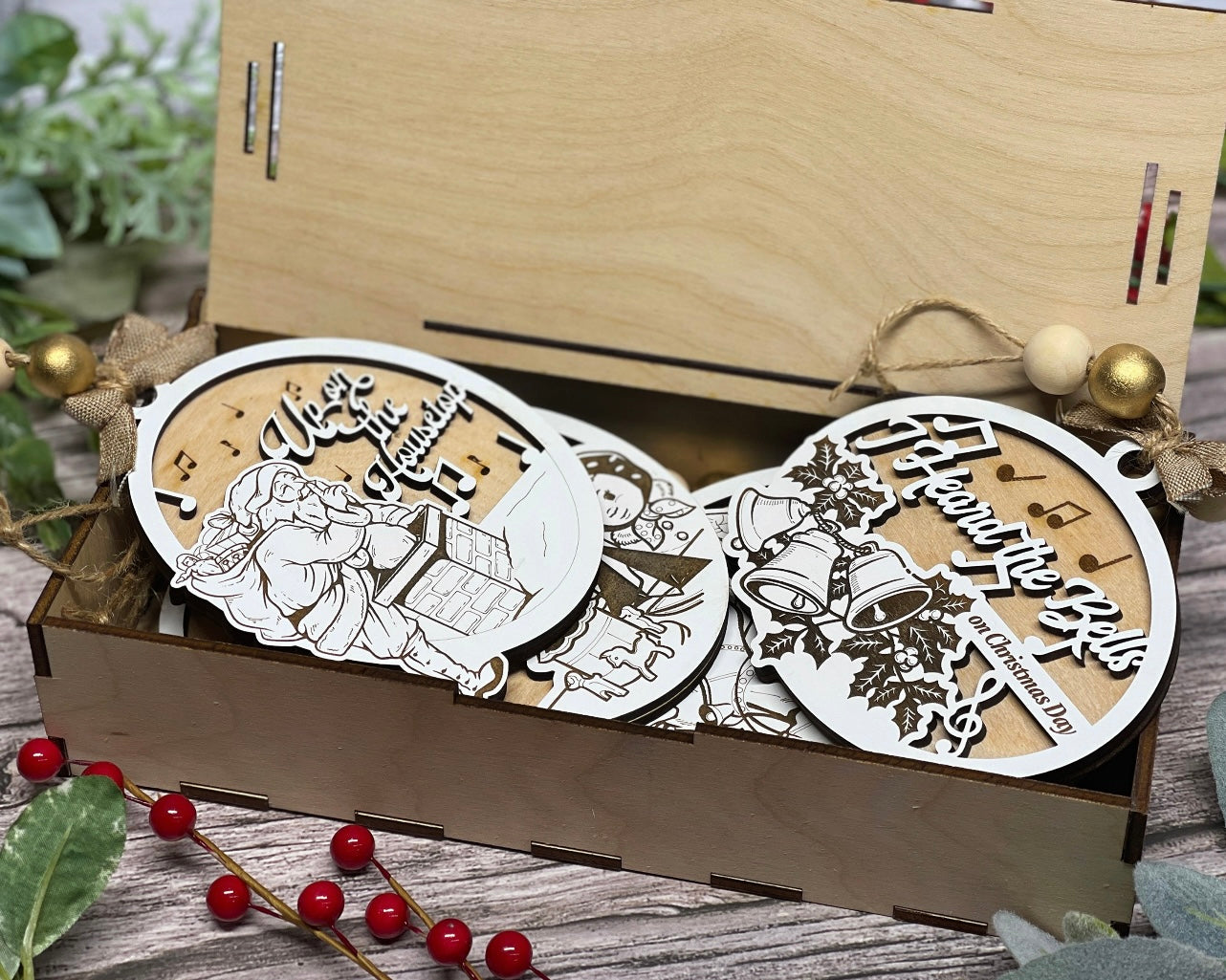 Classic Christmas Carol Ornaments