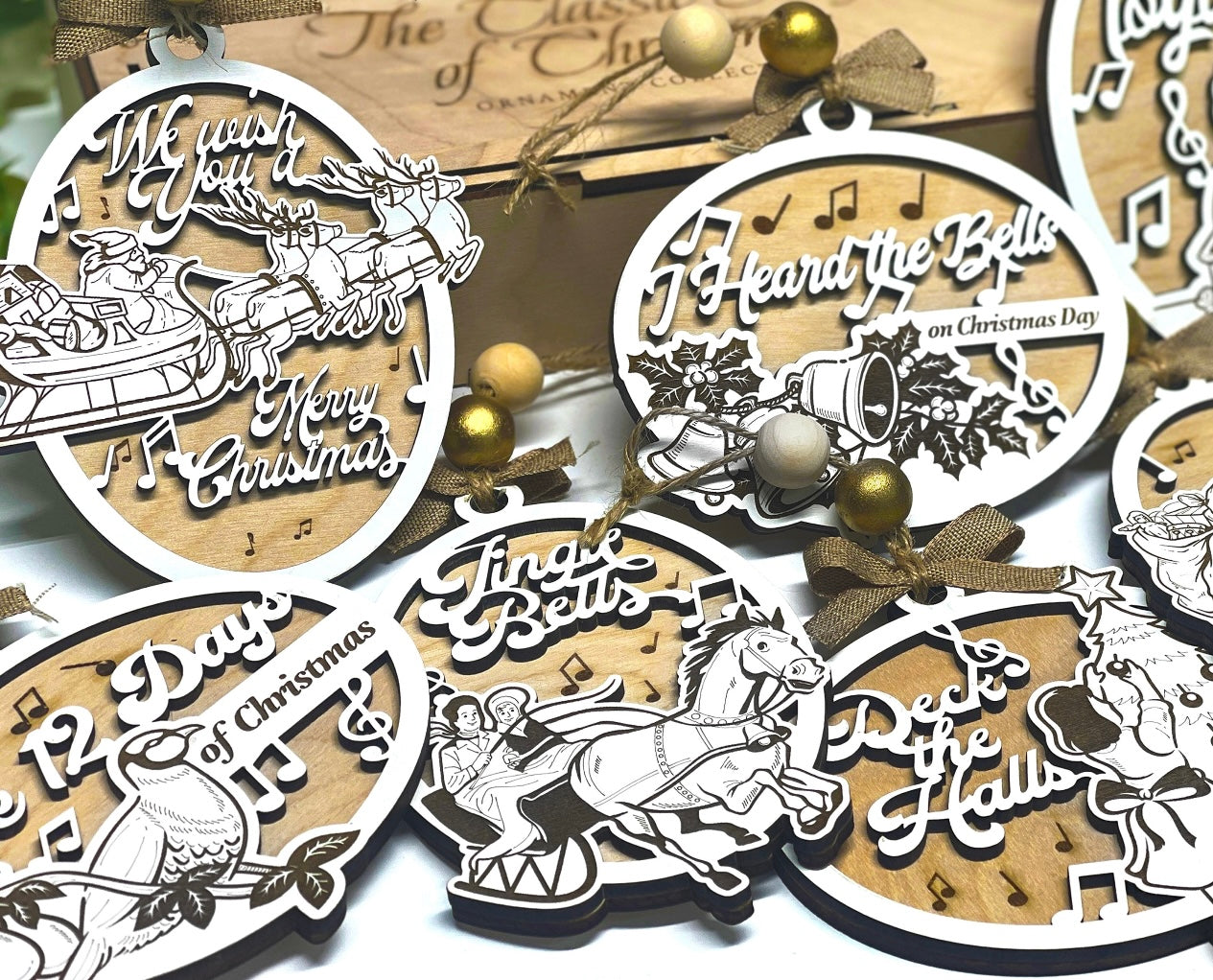Classic Christmas Carol Ornaments