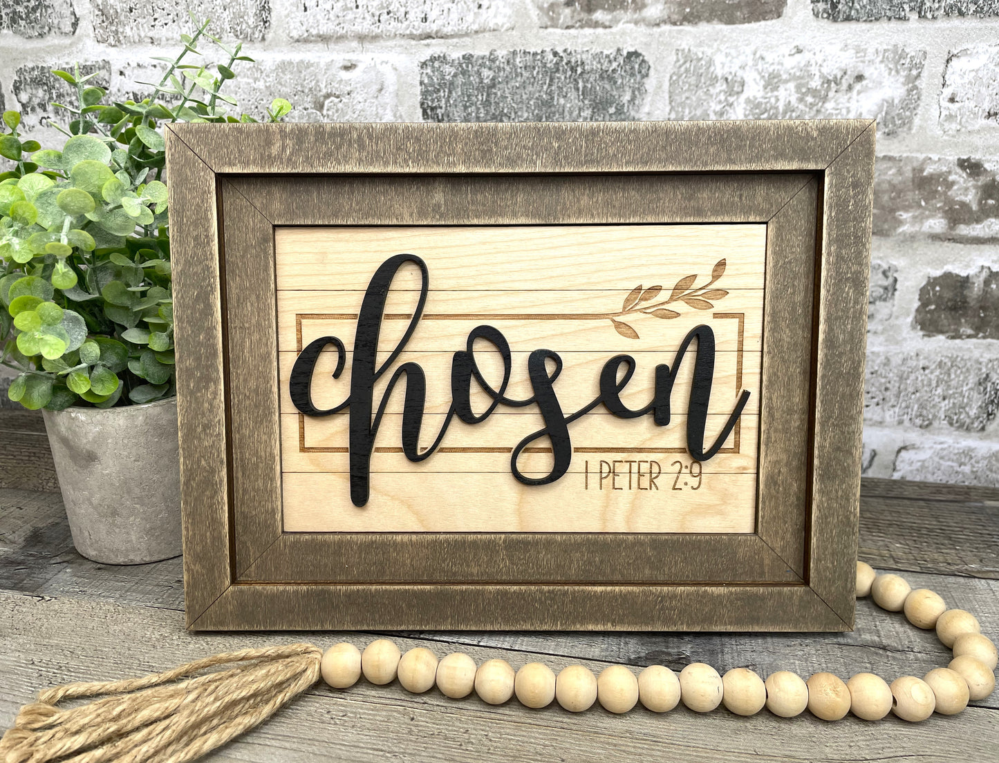 "Chosen" Farmhouse Frame Insert