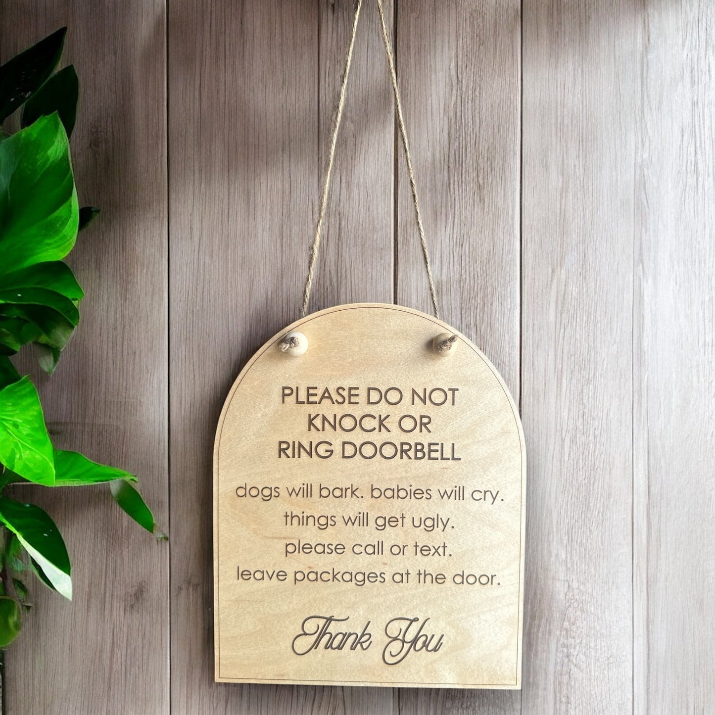 Shh… Baby is Sleeping Door Sign