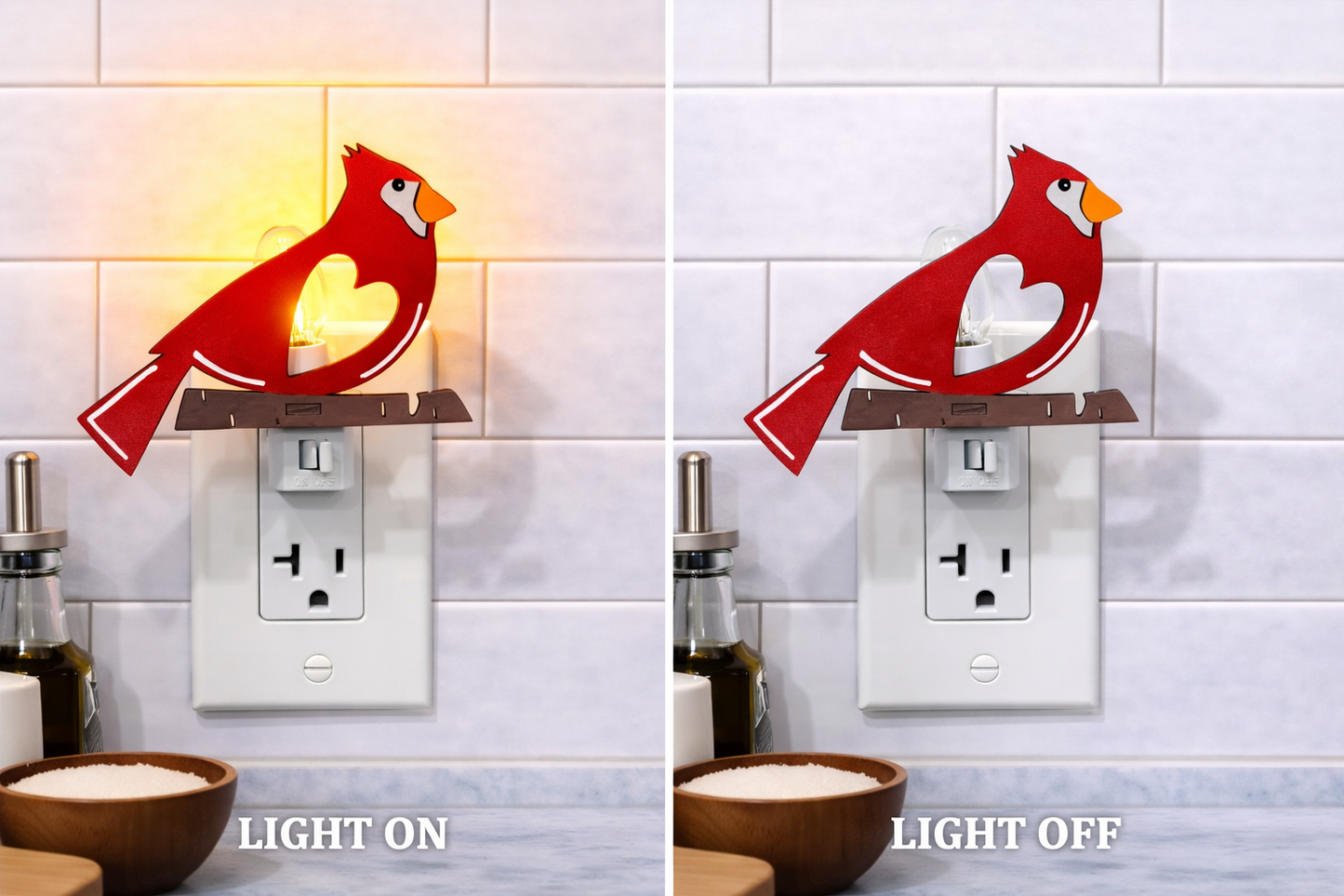 Cardinal Night Light Cover