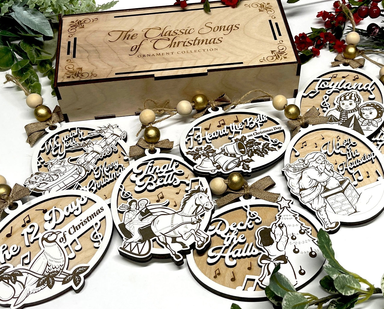 Classic Christmas Carol Ornaments