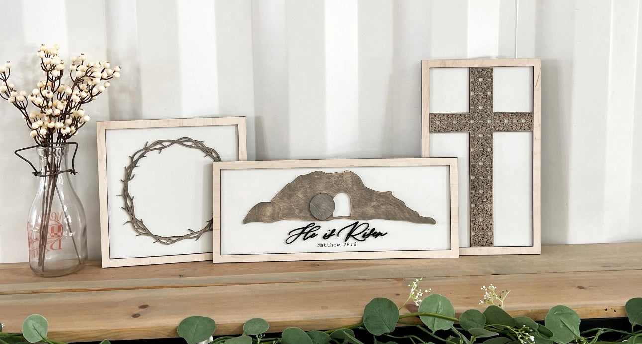 Easter Mantle Sign Set