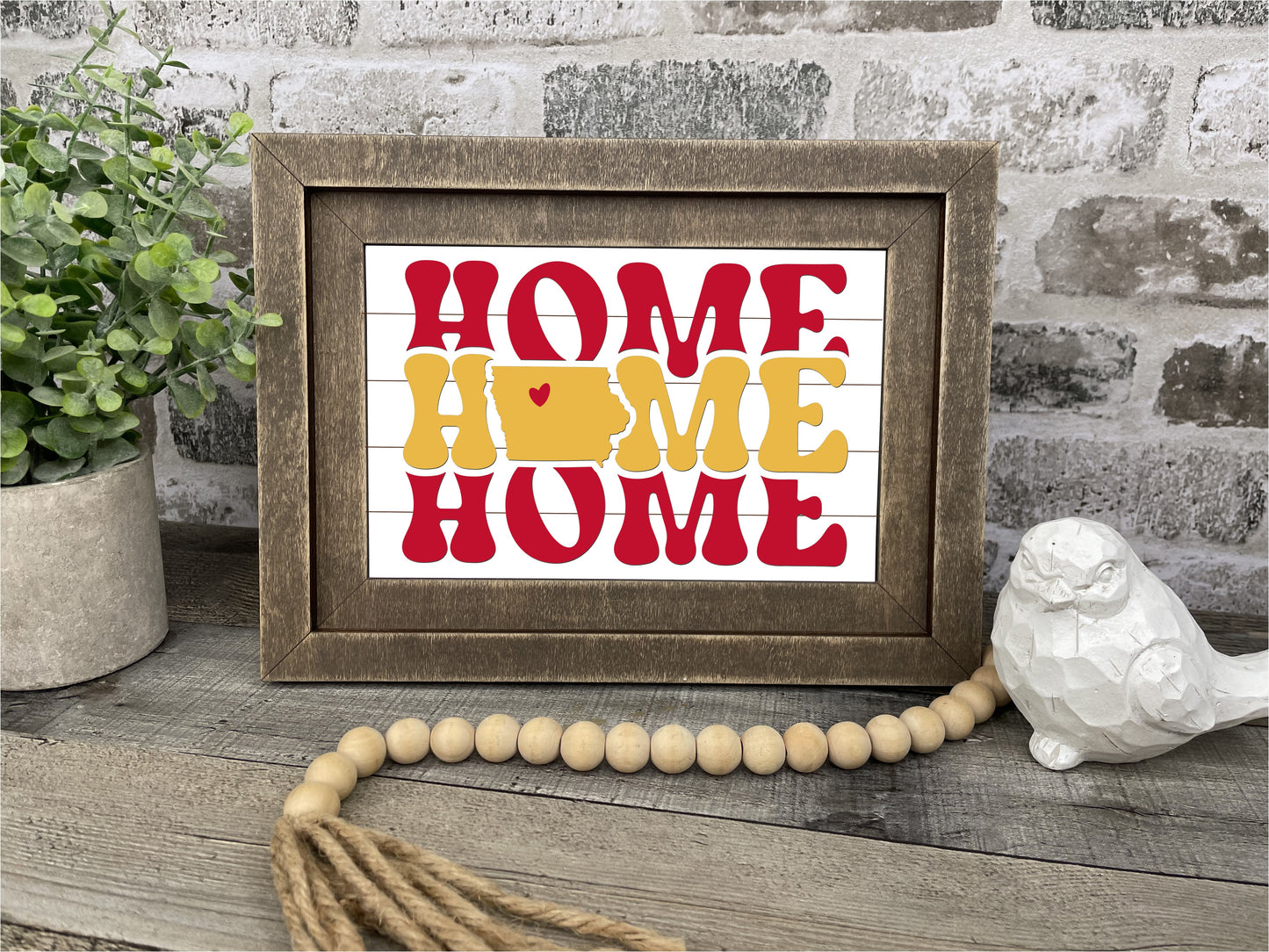 "Home State" Farmhouse Insert