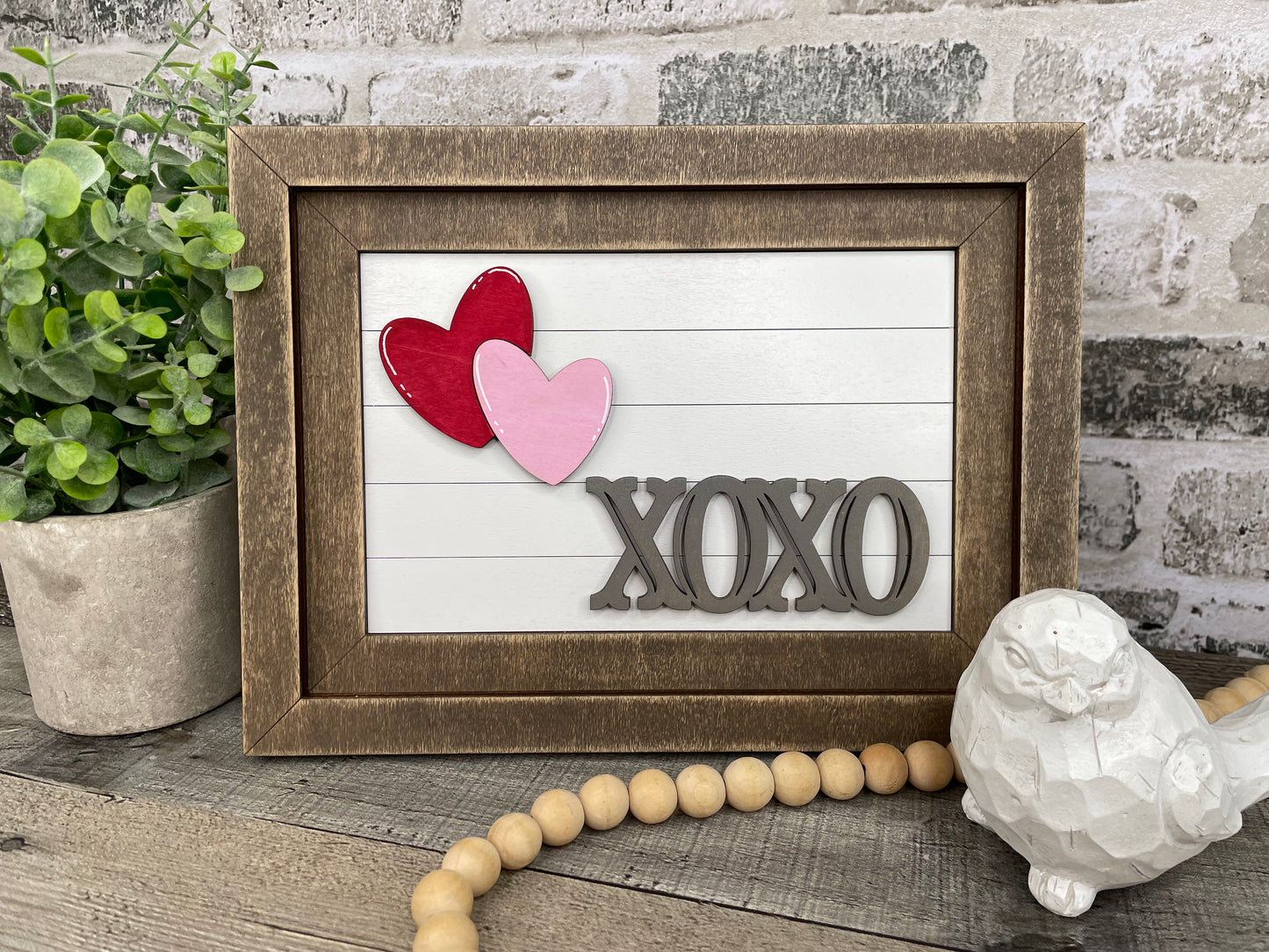 "XOXO" Farmhouse Insert