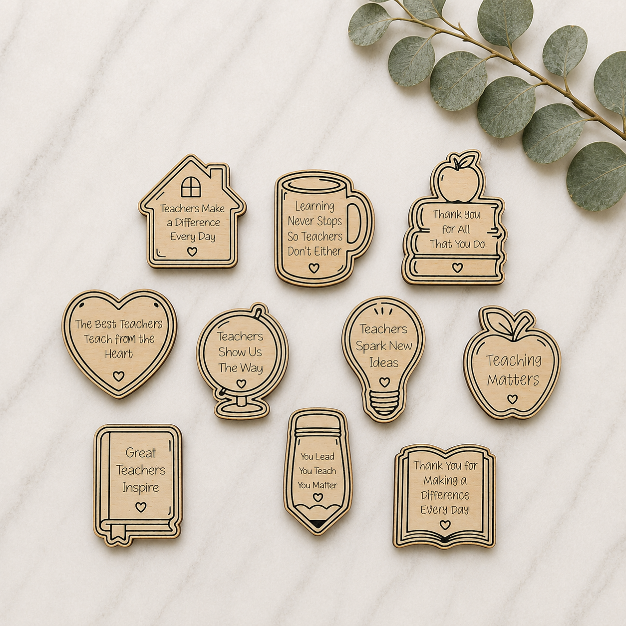 Teacher Positive Affirmation Magnets