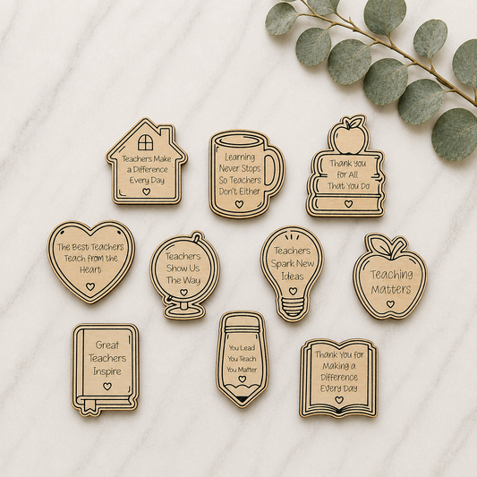 Teacher Positive Affirmation Magnets