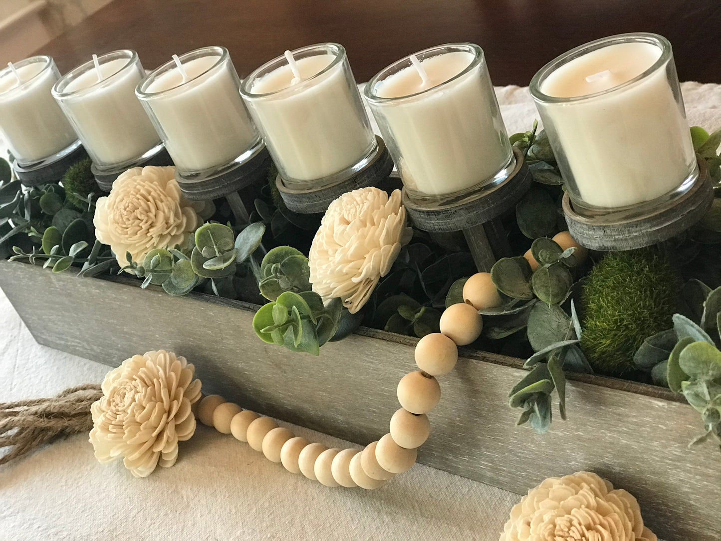 Rustic Farmhouse Votive Candle Holder