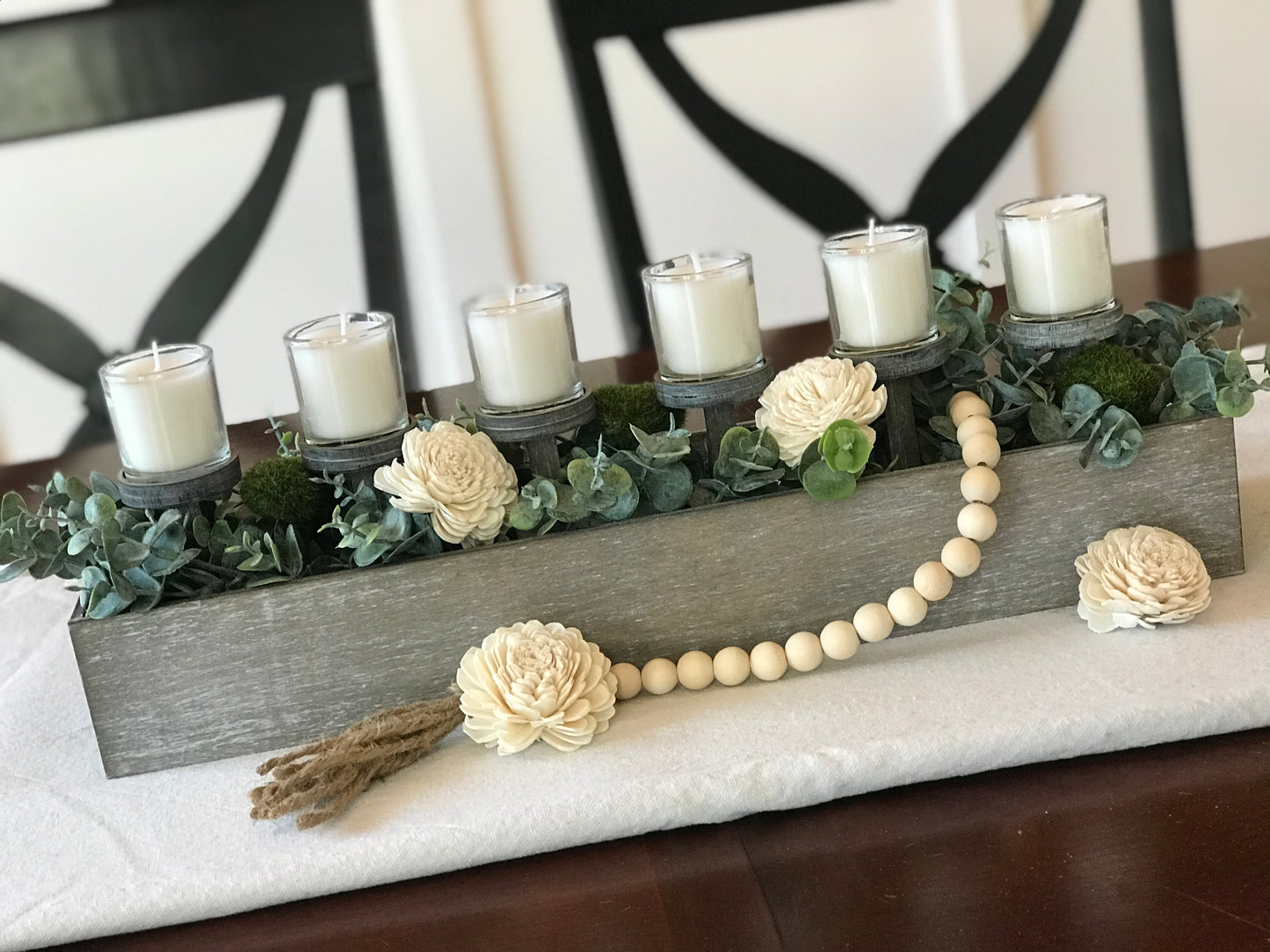 Rustic Farmhouse Votive Candle Holder