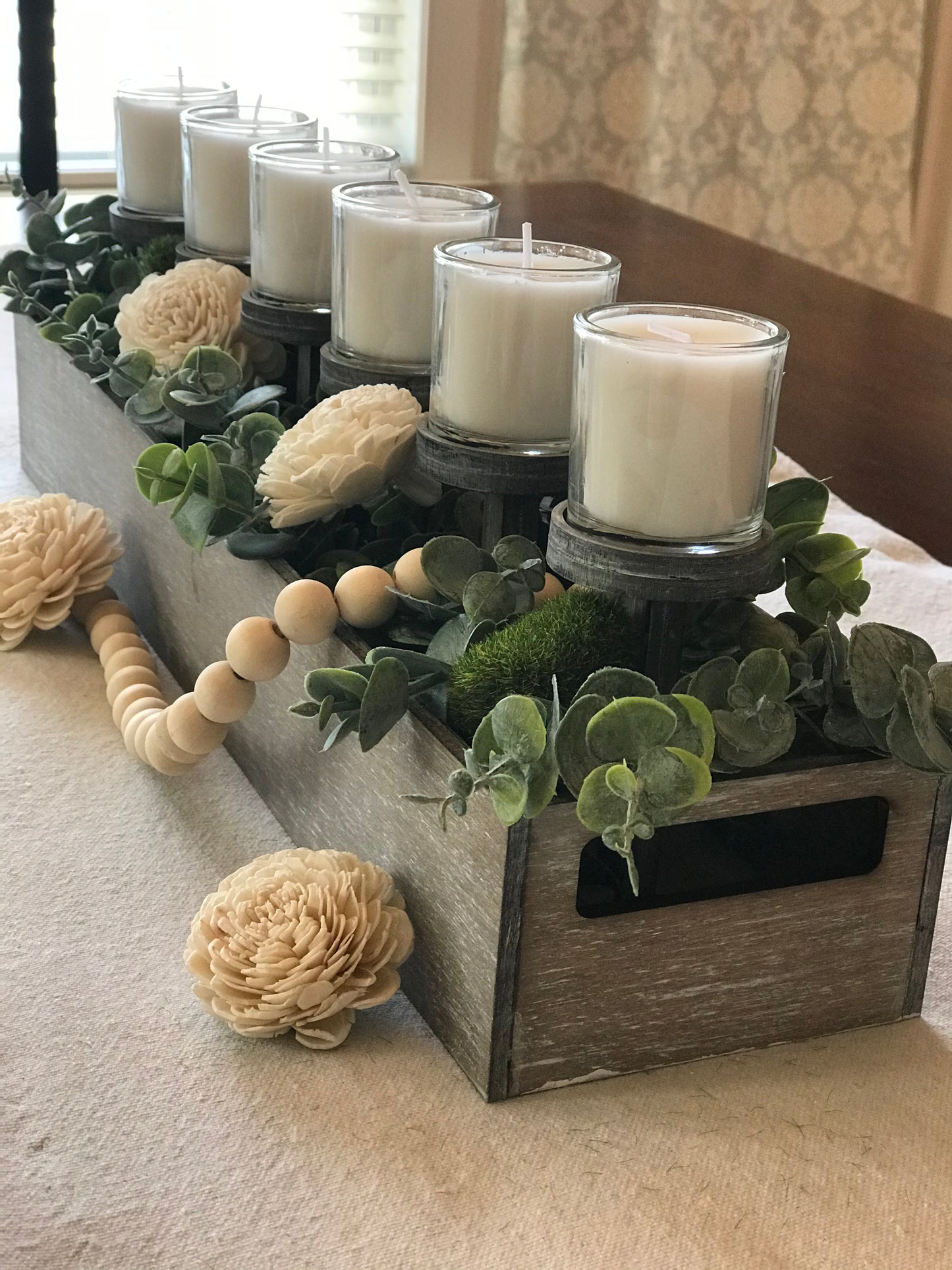 Rustic Farmhouse Votive Candle Holder