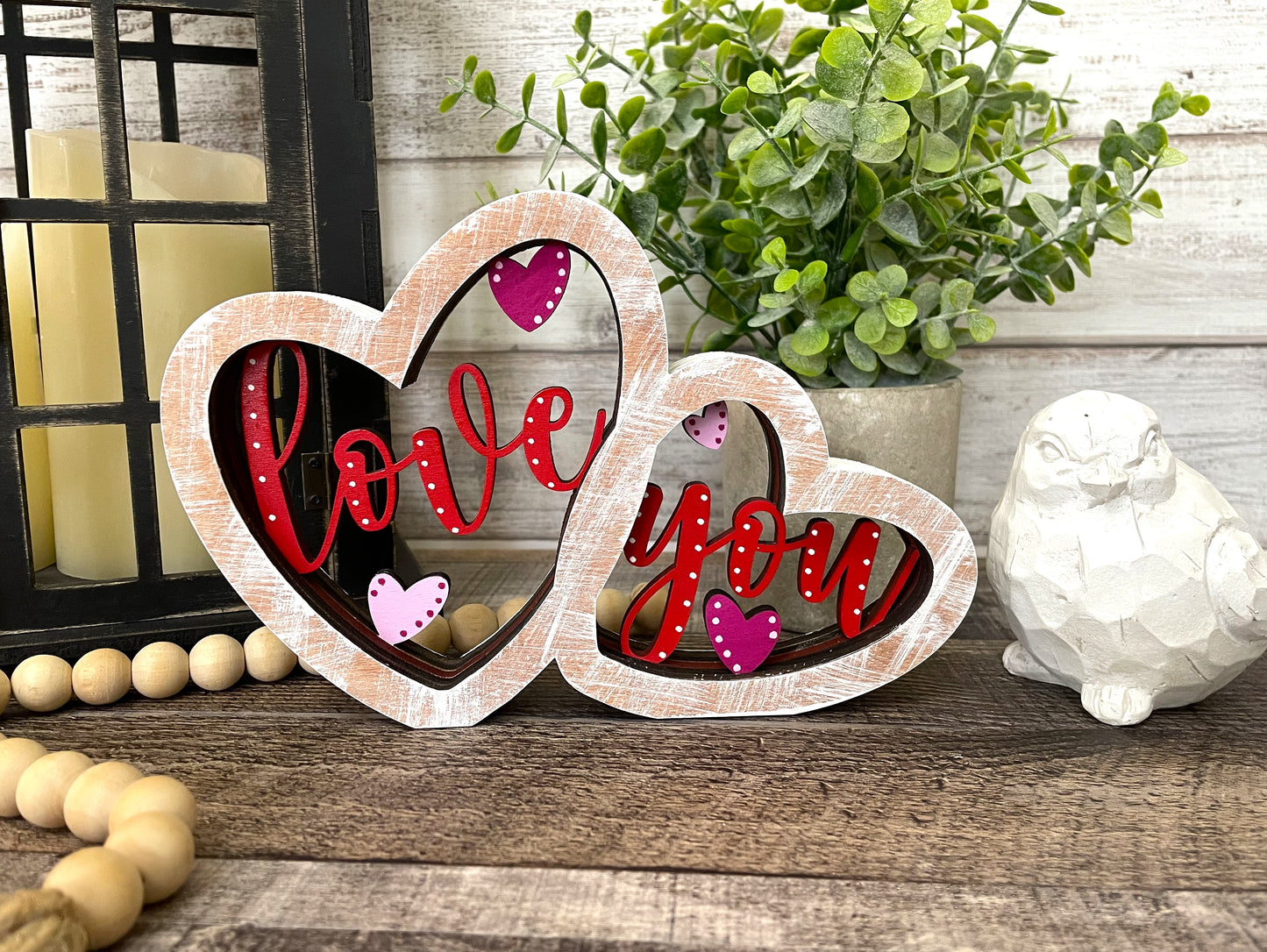 Love" Heart Shelf Sitter