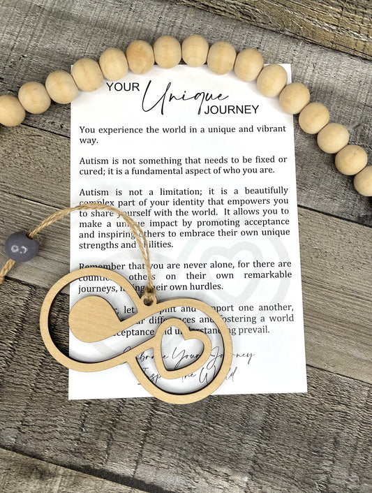 "Your Unique Journey" Autism Story Card