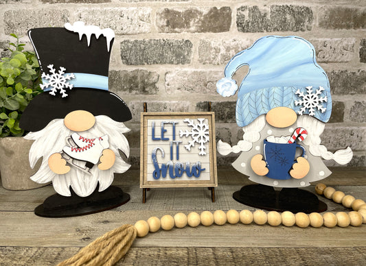 Interchangeable Gnome Insert Set "Winter"