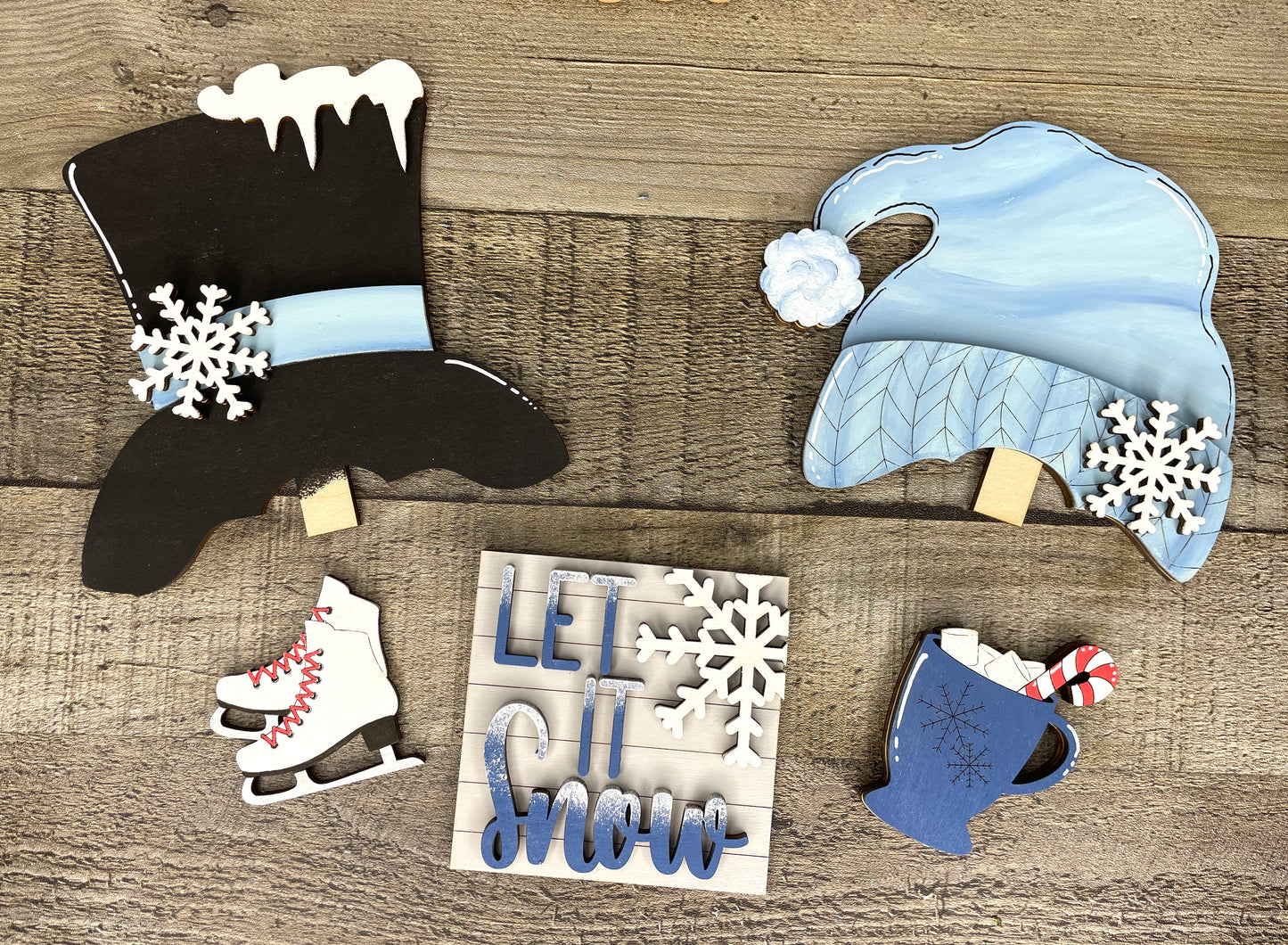 Interchangeable Gnome Insert Set "Winter"
