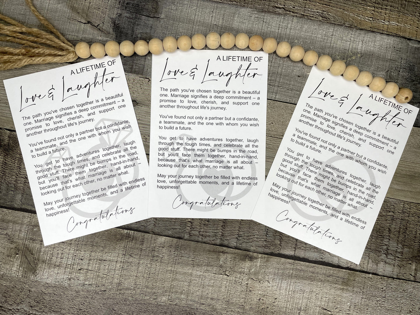 "To Have & To Hold" Story Card Charm