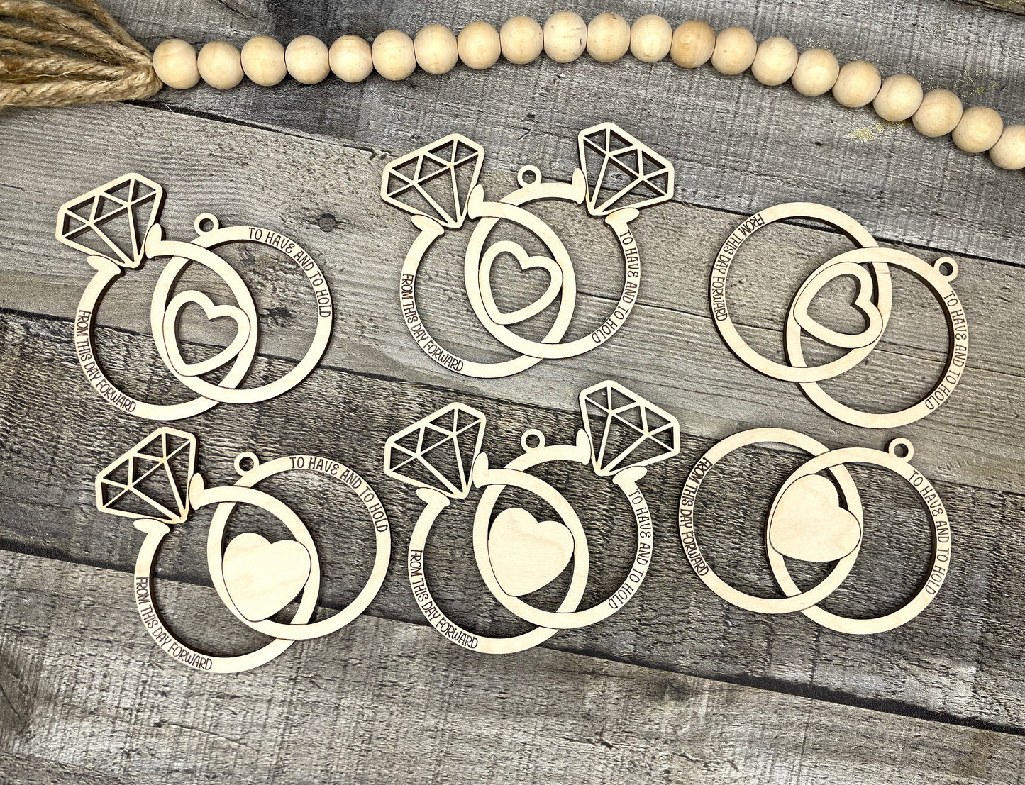 "To Have & To Hold" Story Card Charm