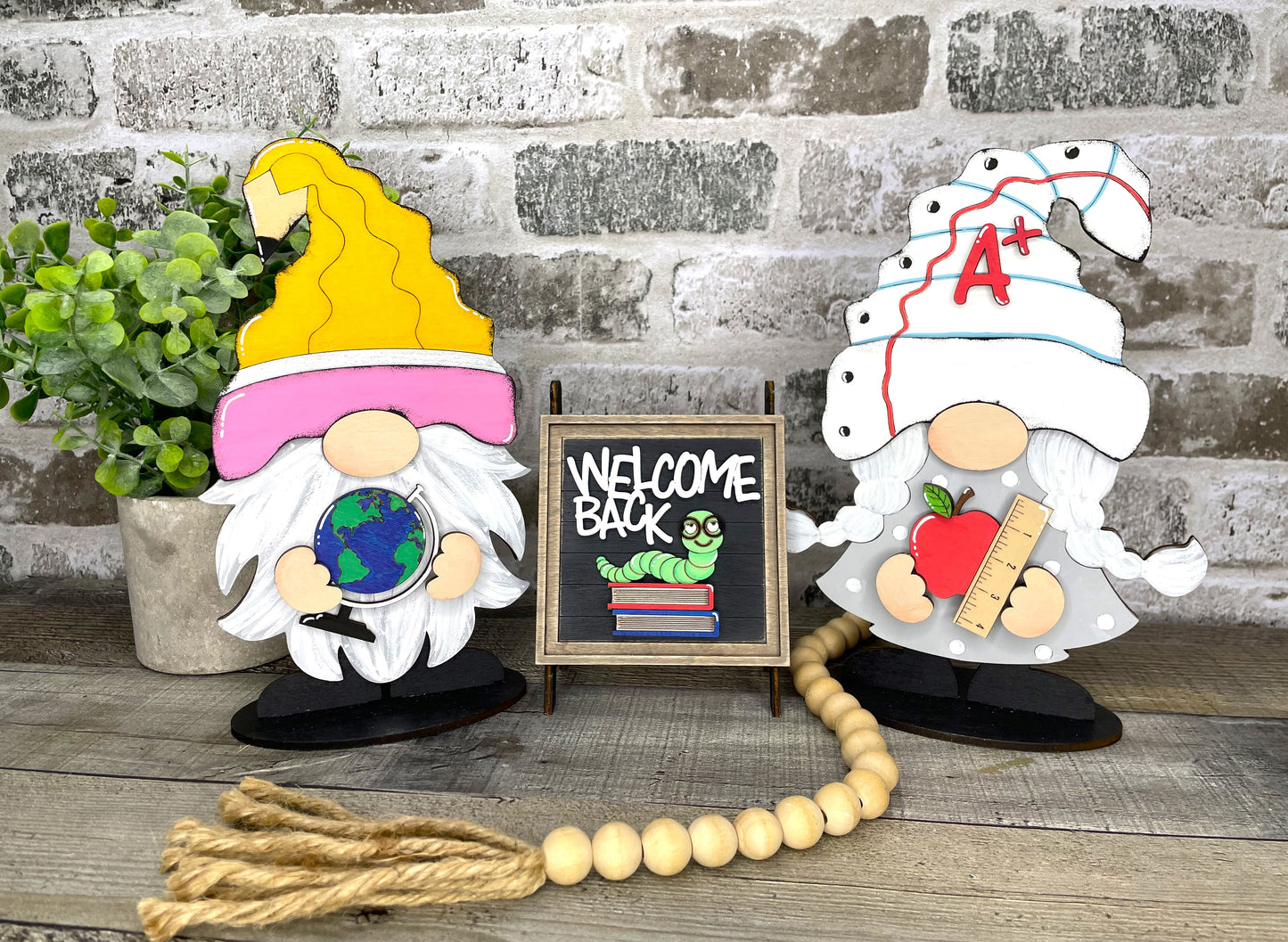 Interchangeable Gnome Insert Set "School"