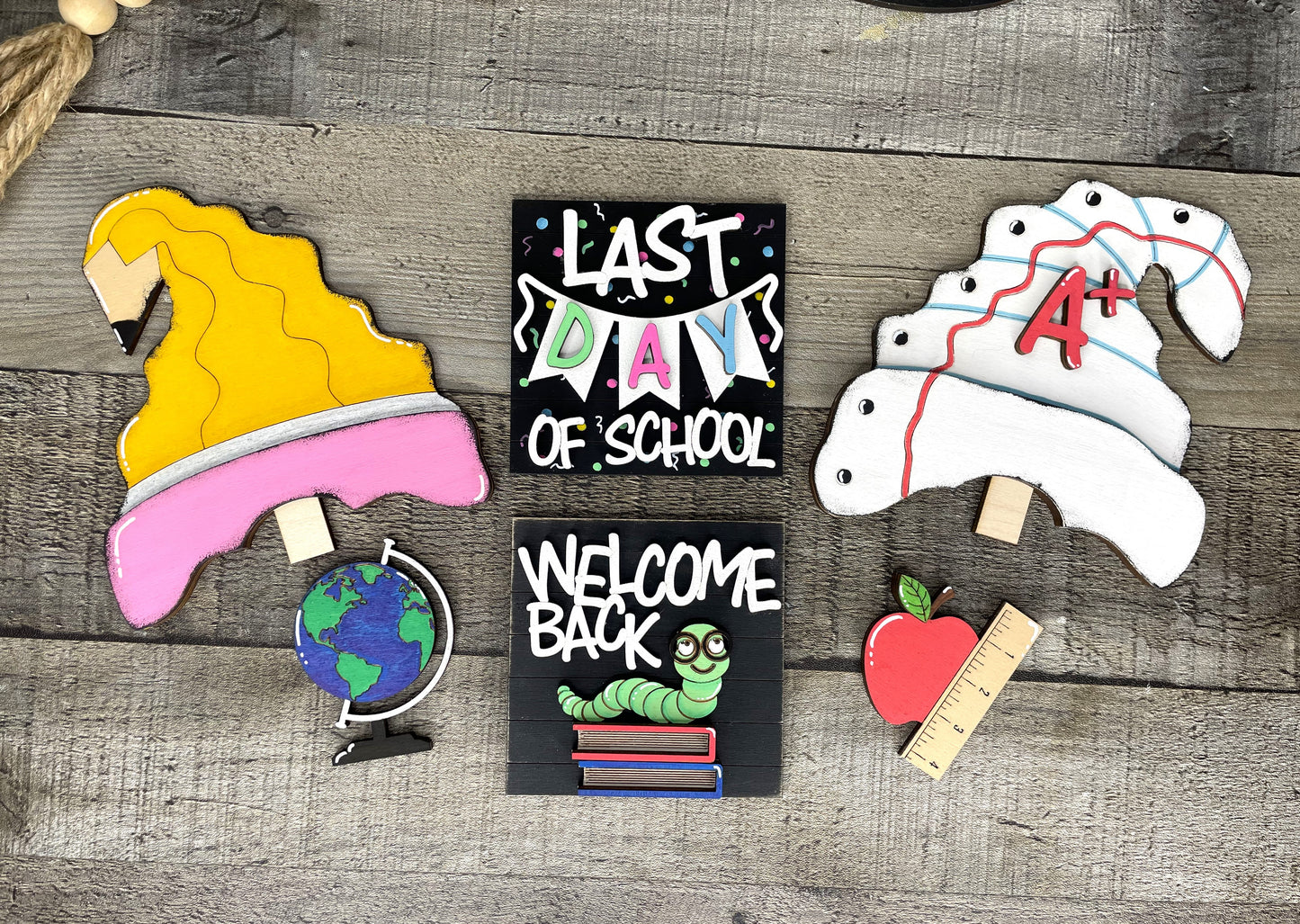 Interchangeable Gnome Insert Set "School"