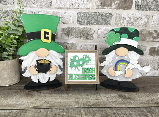 Interchangeable Gnome Insert Set "St. Patrick's Day"