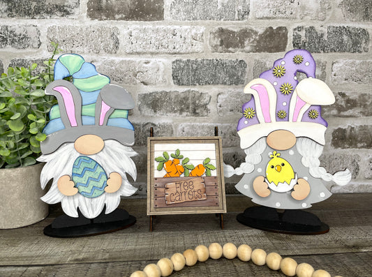 Interchangeable Gnome Insert Set "Easter"