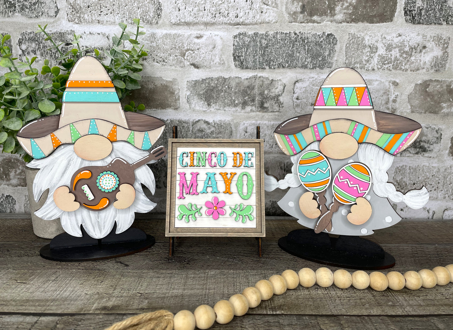 Interchangeable Gnome Insert Set "Cinco De Mayo"