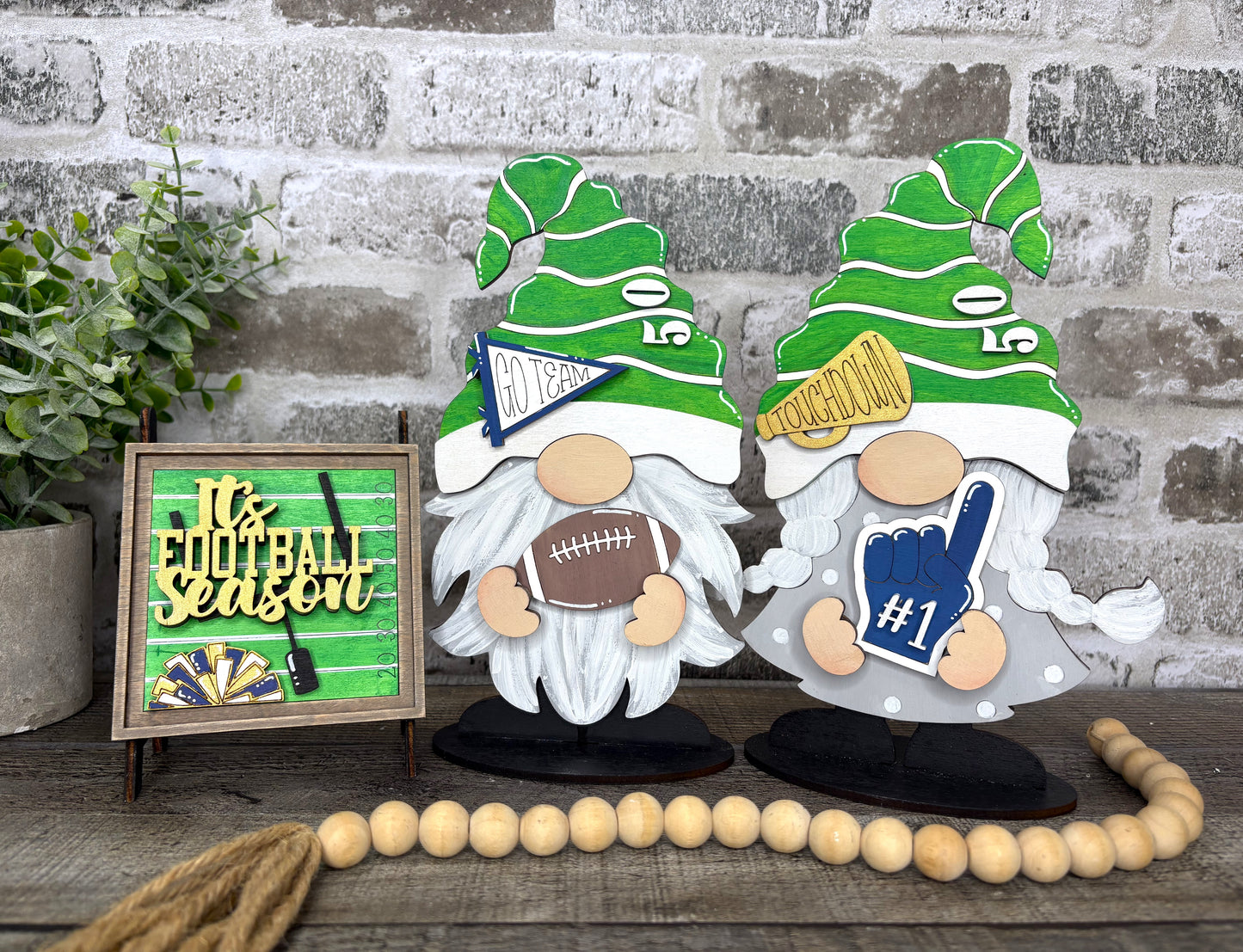 Interchangeable Gnome Insert Set "Football"