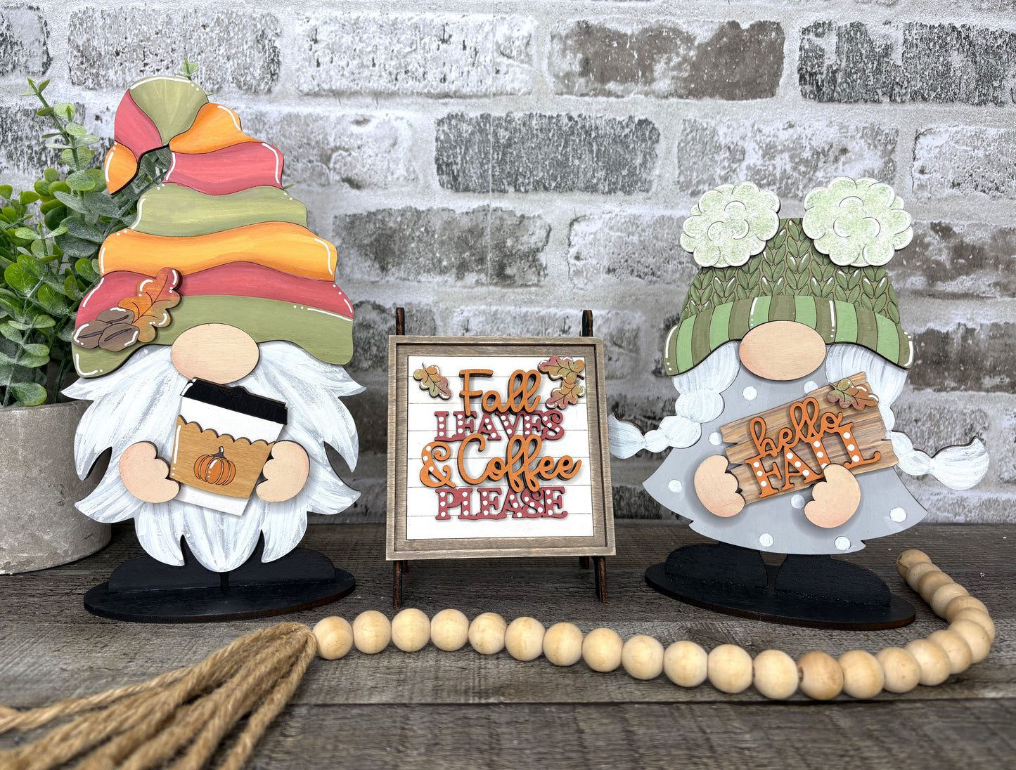 Interchangeable Gnome Insert Set "Fall"
