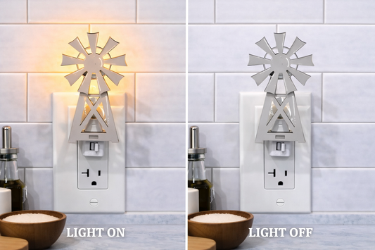 Farmhouse Windmill Night Light Cover