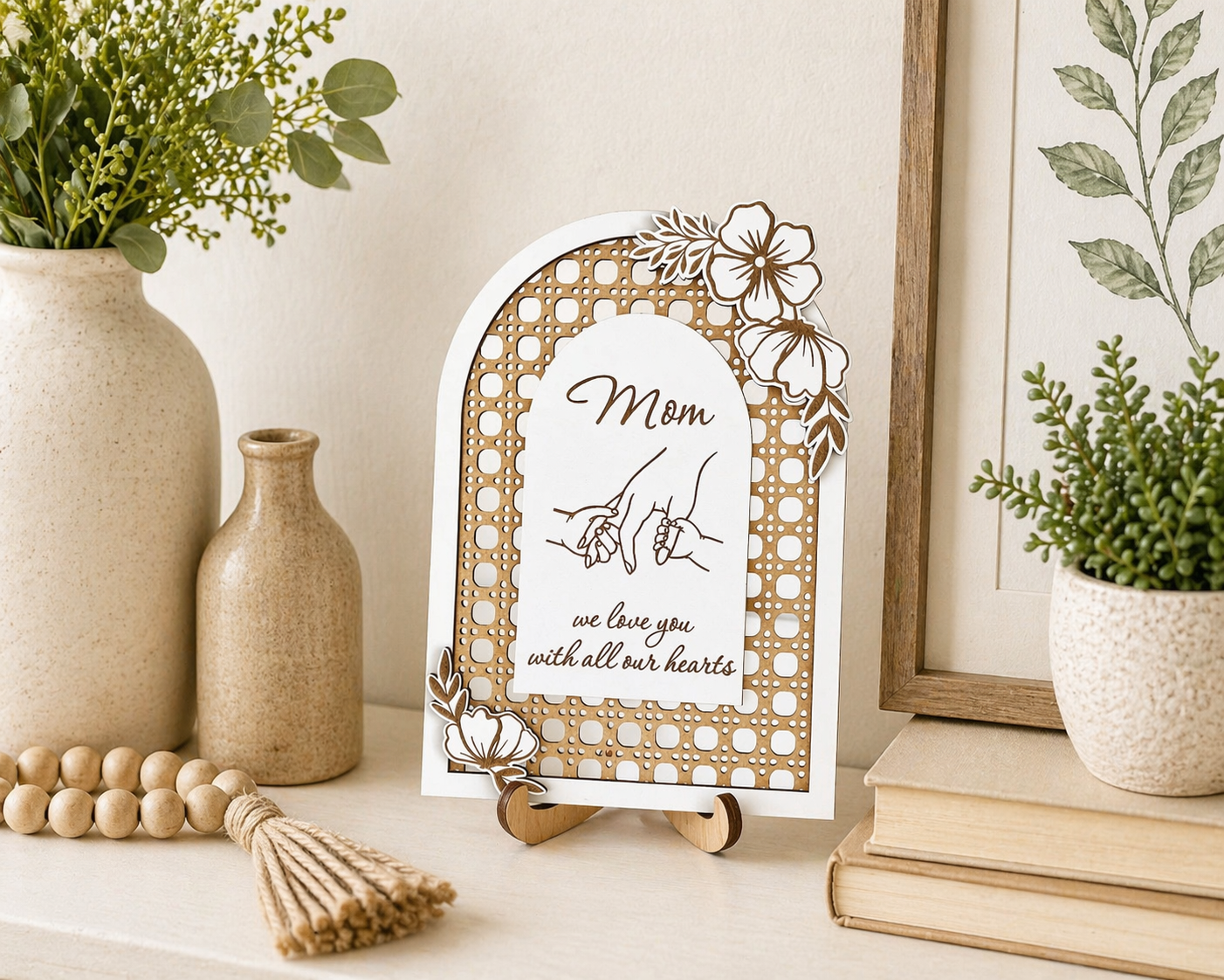 Boho Floral Mother & Child(ren) Sign