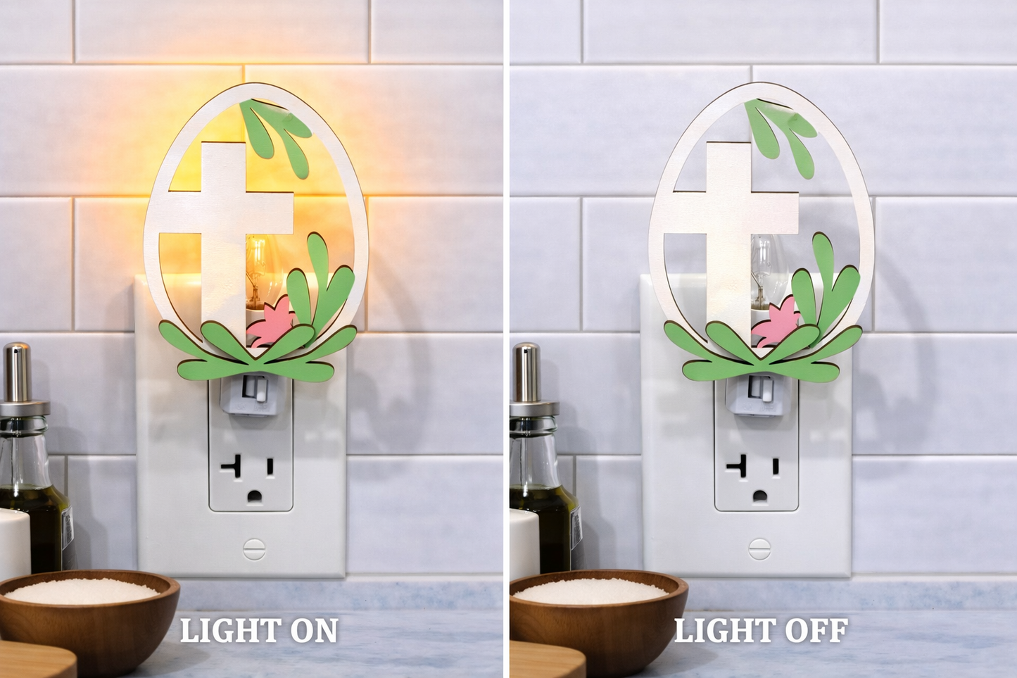 Easter Cross Night Light Cover