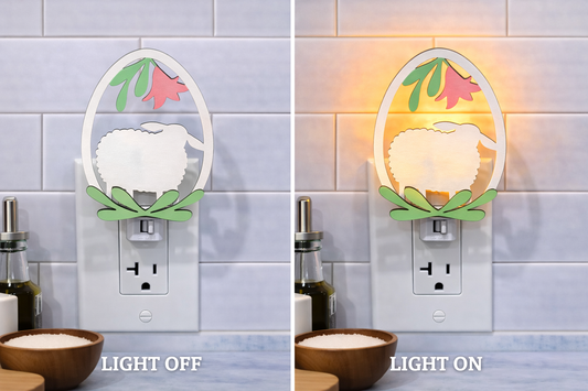 Easter Lamb Night Light Cover