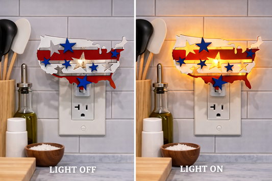 Stars & Stripes Night Light Cover
