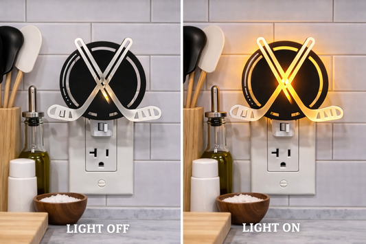 Hockey Themed Night Light Cover