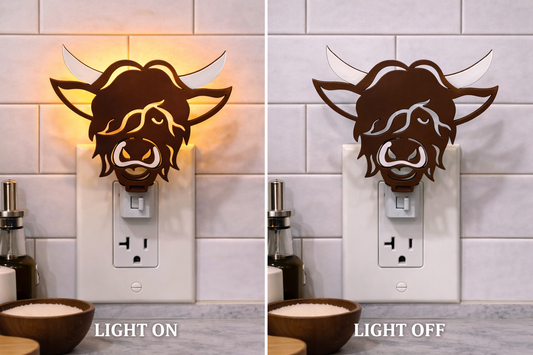 Highland Cow Night Light Cover