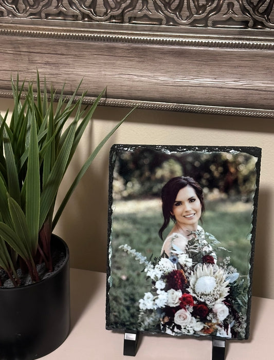 Rock Slate Photo Frame