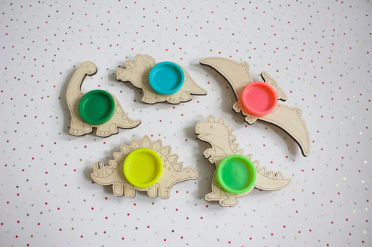 Dino Playdoh Holders