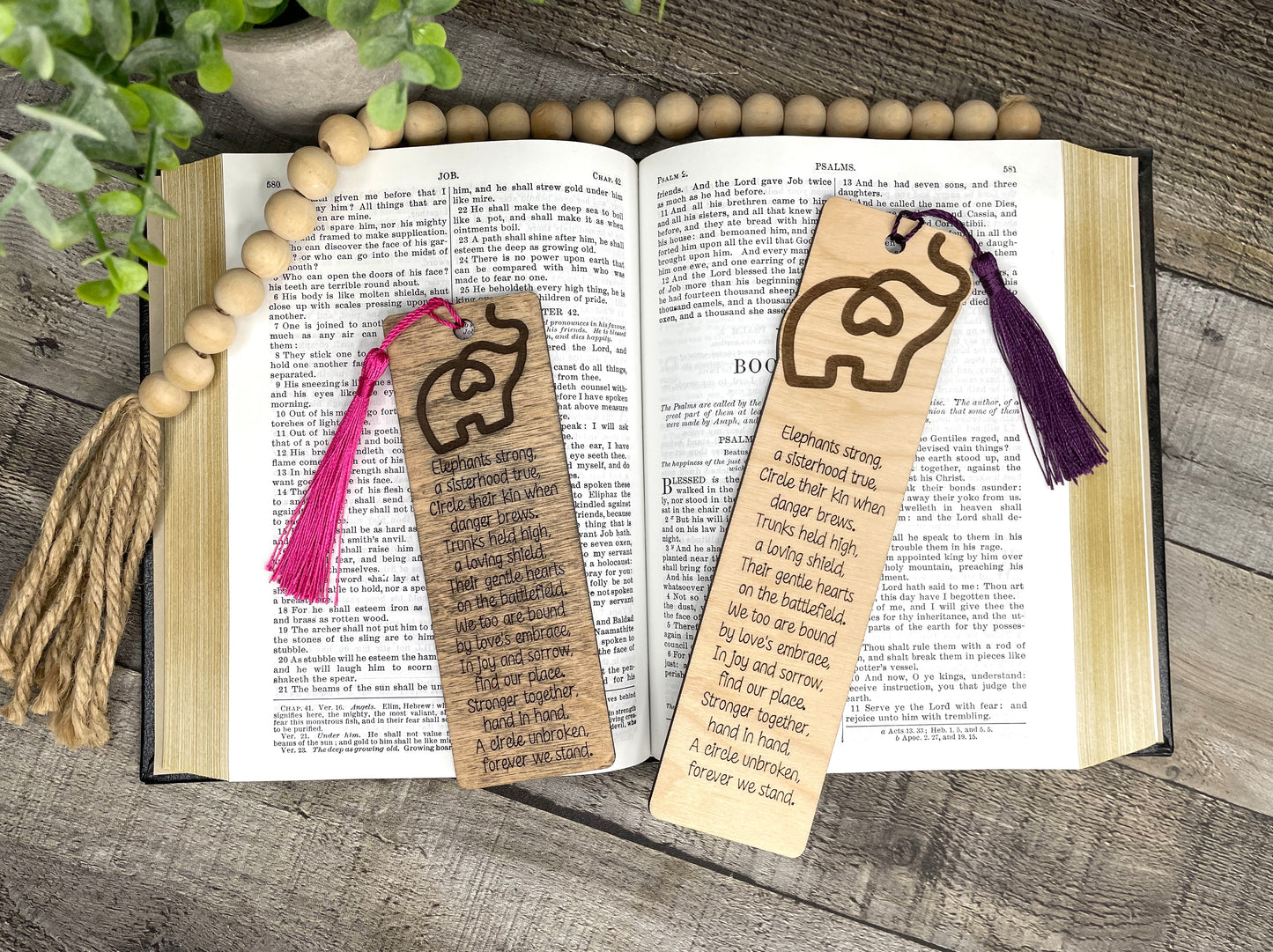 "Elephant Sisterhood" Bookmark