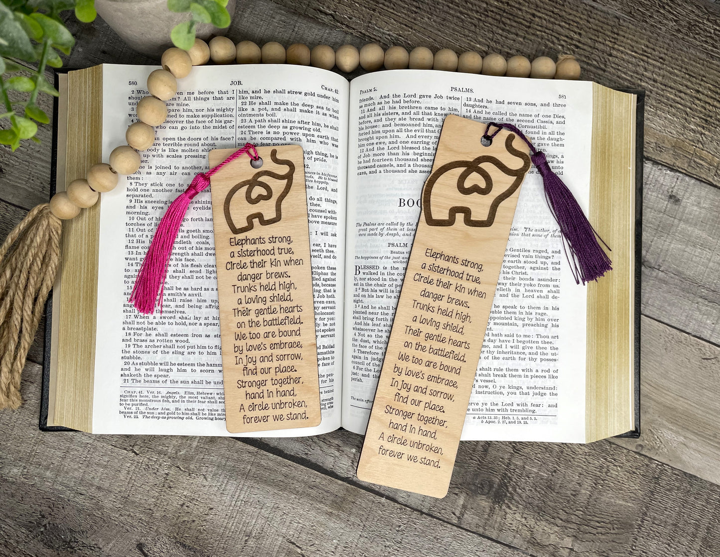 "Elephant Sisterhood" Bookmark