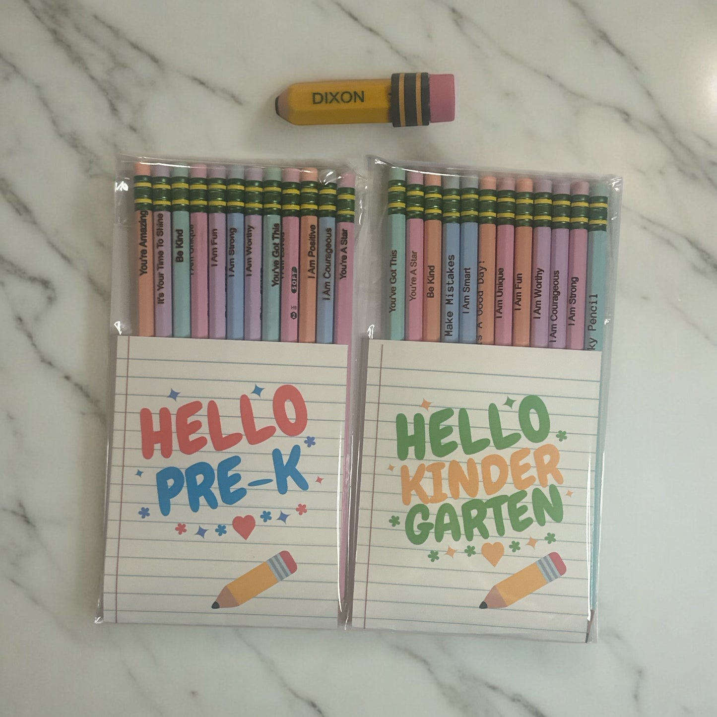 Positive Affirmation Pencils