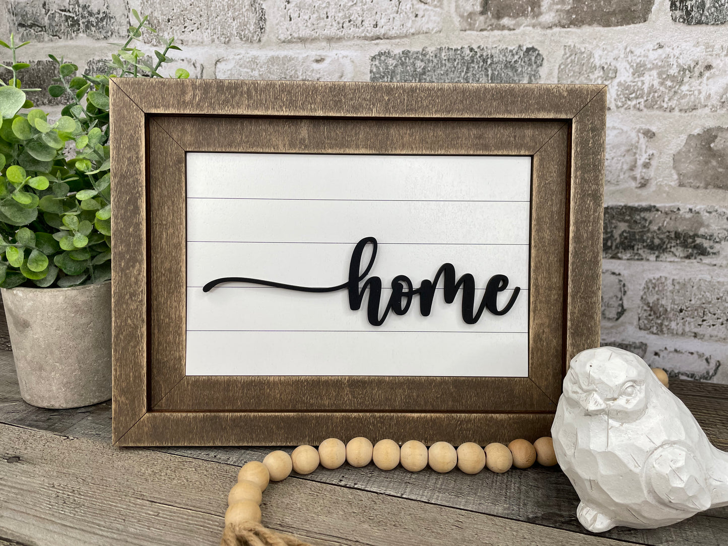 Farmhouse Interchangeable Frame (plus "home" insert)
