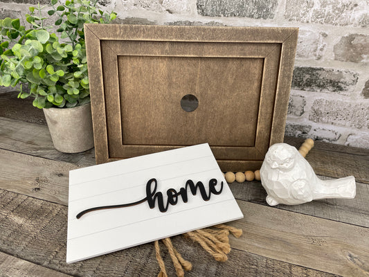 Farmhouse Interchangeable Frame (plus "home" insert)