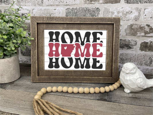 "Arkansas Home State" Farmhouse Insert