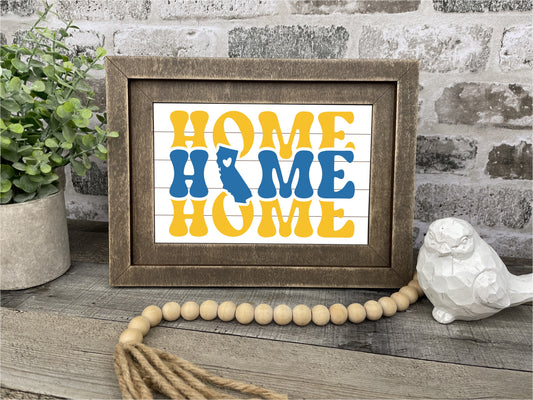"California Home State" Farmhouse Insert